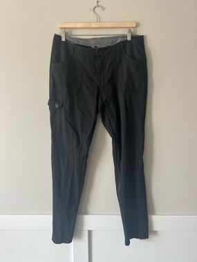 REI Dark Grey Cargo Pants Women’s Size 12 Nylon Spandex Hiking Outdoor Utility
